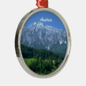 Österreich-Verzierung Silbernes Ornament (Rechts)
