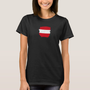 Österreich - Vintage österreichische Flagge 1 T-Shirt