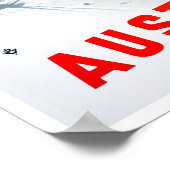 Österreich Vintage Reise Poster (Ecke)