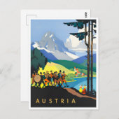 Österreich Vintage Reise Postkarte (Vorne/Hinten)
