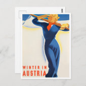 Österreich Vintage Reise Postkarte (Vorne/Hinten)