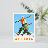 Österreich Vintage Reise Postkarte (Stehend Vorderseite)