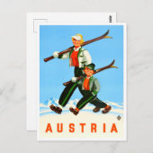 Österreich Vintage Reise Postkarte (Vorne/Hinten)