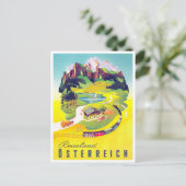 Österreich Vintage Reise Postkarte (Stehend Vorderseite)