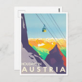 Österreich Vintage Reise Postkarte (Vorne/Hinten)
