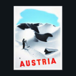 Österreich Vintage Reise Postkarte<br><div class="desc">Österreich Vintage Reise Postkarte</div>