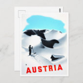 Österreich Vintage Reise Postkarte (Vorne/Hinten)