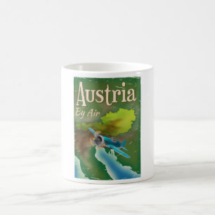 Österreich Vintage Reiseplakat Kaffeetasse