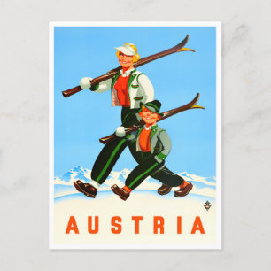 Österreich Vintage-Reisepostkarte Postkarte