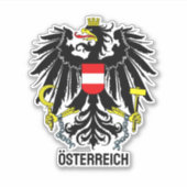 Österreich - Wappen Aufkleber (Vorderseite)