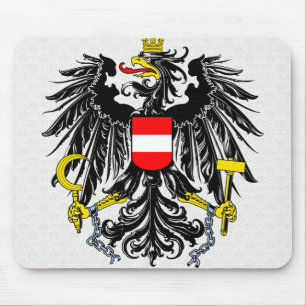 Österreich-Wappen Detail Mousepad