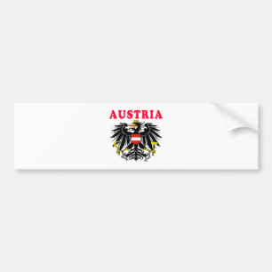Österreich-Wappen Entwürfe Autoaufkleber