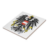 Österreich-Wappen Fliese (Seite)