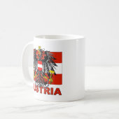 Österreich-Wappen Kaffeetasse (Vorderseite Links)