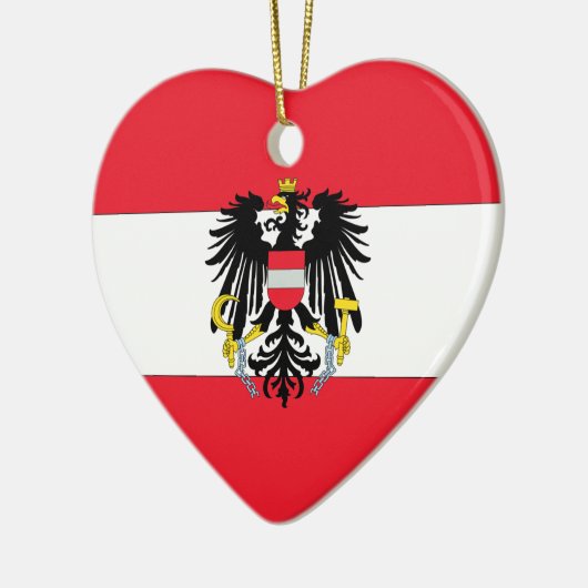 Österreich-Wappen Keramik Ornament (Links)