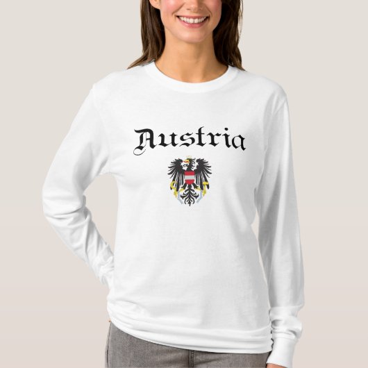 Österreich + Wappen T-Shirt (Vorderseite)