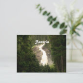 Österreich Wasserfall Postkarte (Stehend Vorderseite)