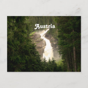 Österreich Wasserfall Postkarte
