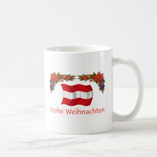 Österreich-Weihnachten Kaffeetasse (Rechts)