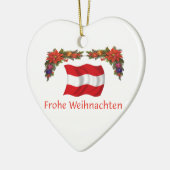 Österreich-Weihnachten Keramikornament (Links)