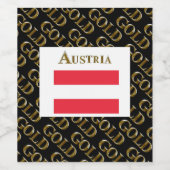ÖSTERREICH WEINETIKETT (Einzelnes Label)