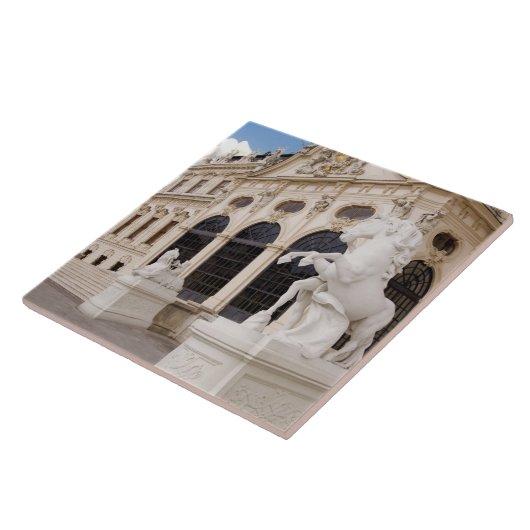 Österreich, Wien, Belvedere Paläste, Oberland Fliese (Seite)