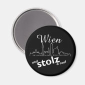 Österreich Wien die unfreundlichste Stadt der Welt Magnet (Vorderseite/Rückseite)