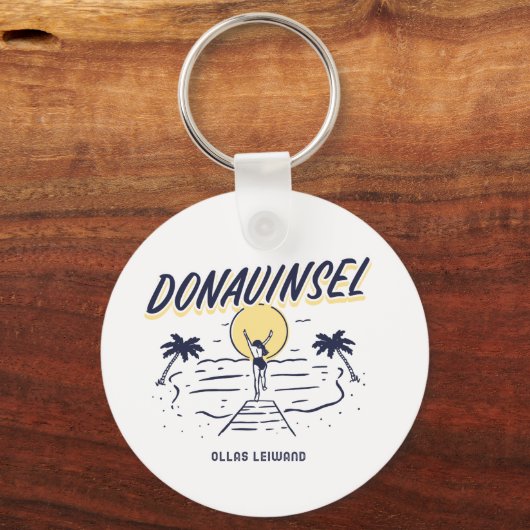 Österreich Wien Donauinsel Fun Schlüsselanhänger (Vorderseite)