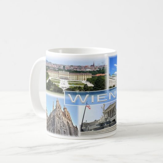 Österreich - Wien - Kaffeetasse (Vorderseite Links)