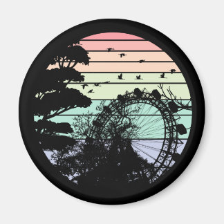 Österreich Wien Retro Prater Riesenrad Magnet