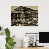 Österreich Wien Staatsoper Oper vintage Poster (Heimbüro)