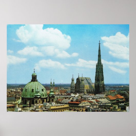 Österreich, Wien, Stephansdom Poster (Vorne)