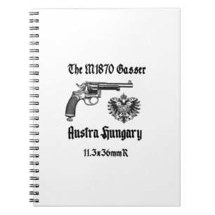 Österreich WWI M1870 Gasser Revolver Notizblock
