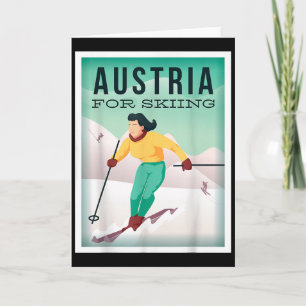 Österreich zum Skifahren Pistensau & Skihaserl Los Karte