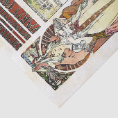 Österreicher-Pavillon Alfons Muchas 1900 Seidenpapier (Ausschnitt)