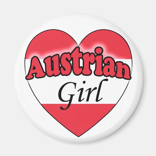 Österreicherin Magnet (Vorne)