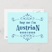 Österreicherin Postkarte (Vorne/Hinten)