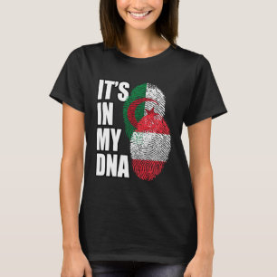 Österreichisch-Algerische Misch-DNA-Flagge-Herkunf T-Shirt