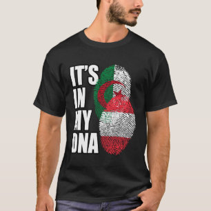 Österreichisch-Algerische Misch-DNA-Flagge-Herkunf T-Shirt