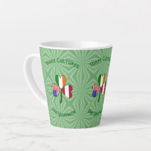 Österreichisch Irisch Amerikanisches Kleeblatt-Fla Milchtasse