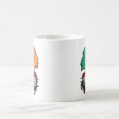 Österreichisch-irische Tree-Roots-Flagge Kaffeetasse (Mittel)