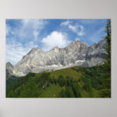 Österreichische Alpen im Sommer-Poster Poster (Vorne)