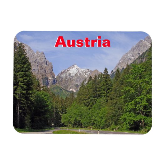 Österreichische Alpen Magnet (Horizontal)