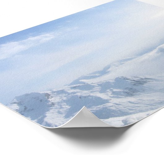 Österreichische Alpen Poster (Ecke)