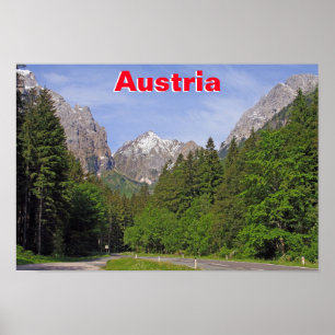 Österreichische Alpen Poster
