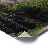 Österreichische Alpen Poster (Ecke)