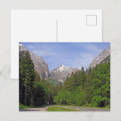 Österreichische Alpen Postkarte (Vorne/Hinten)