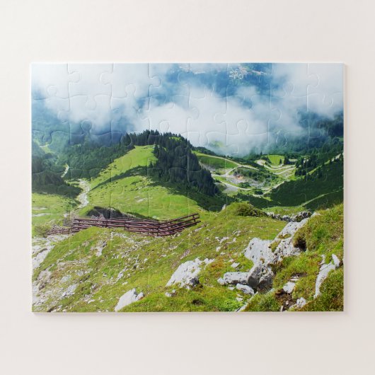 Österreichische Alpen Puzzle (Horizontal)
