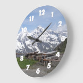Österreichische Alpen-Wanduhr Große Wanduhr (Winkel)