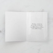 Österreichische Alpen zum Geburtstag im Fenster Karte (Innenseite)